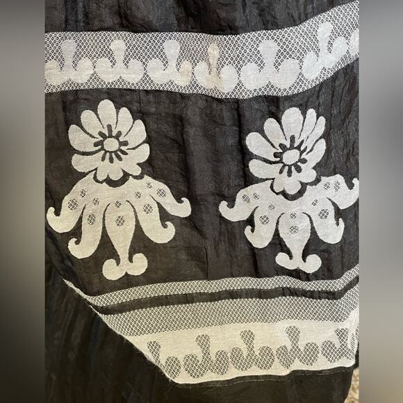 Lapis Black & White Bandeau Midi/Maxi Dress One Size Fits Many - Picture 6 of 7